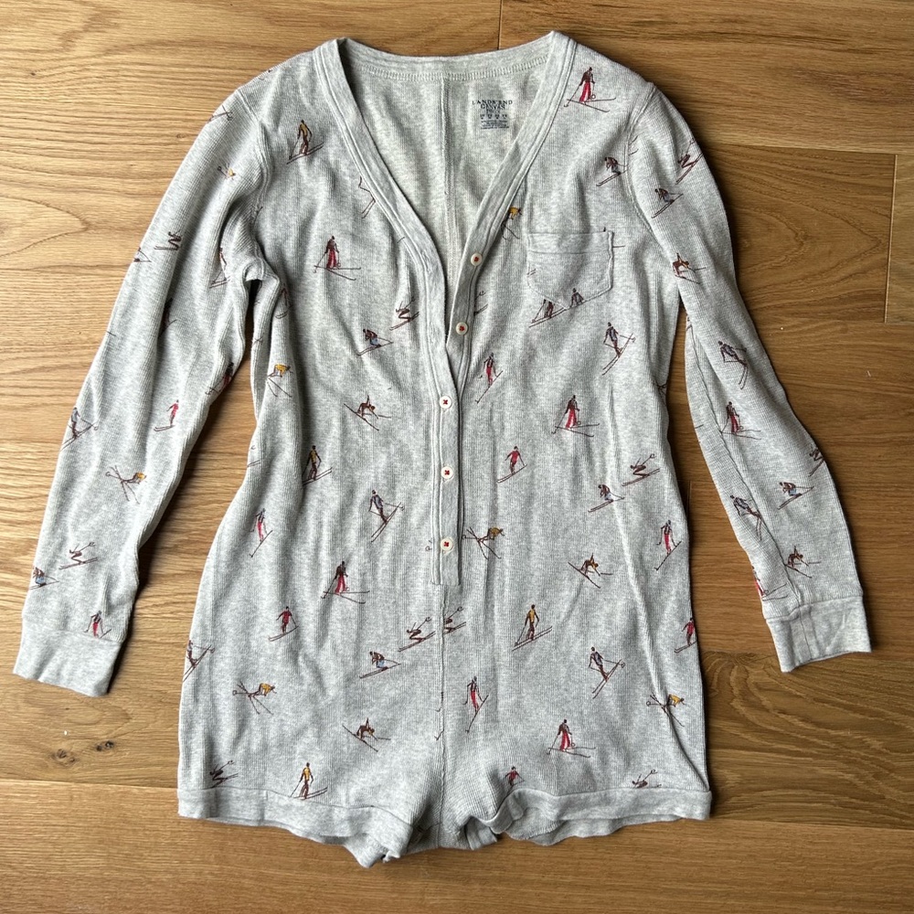 Vintage Land’s End Romper Pajamas